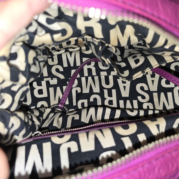 EUC Marc Jacobs Pink Shoulder Bag with Ruched Detailing - Picture 8 of 8